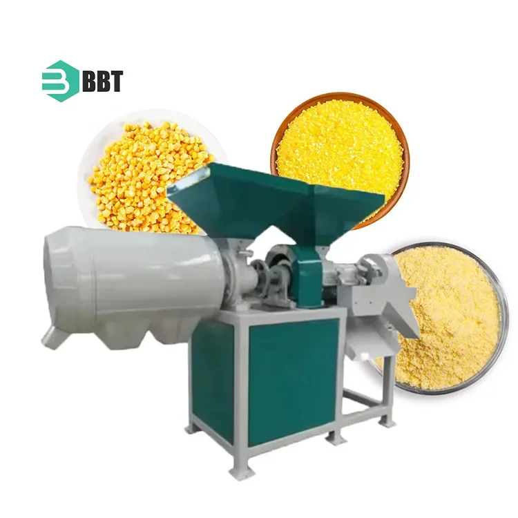 Multi Purpose Corn Mill Machine Automatic Maize Corn Peeling And Threshing Machine Super Fine Corn Flour Milling Machine