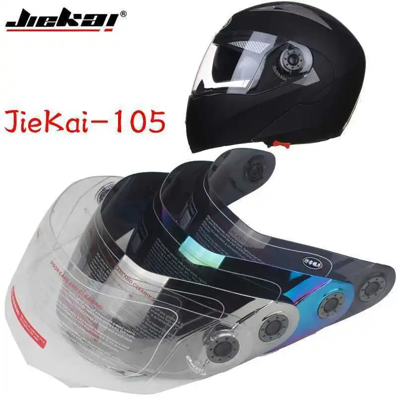 Special eyeglasses link, explosion proof up movement of motorcycle helmet, jiekai-105, full face, motorcycle helmet, mirror, 4