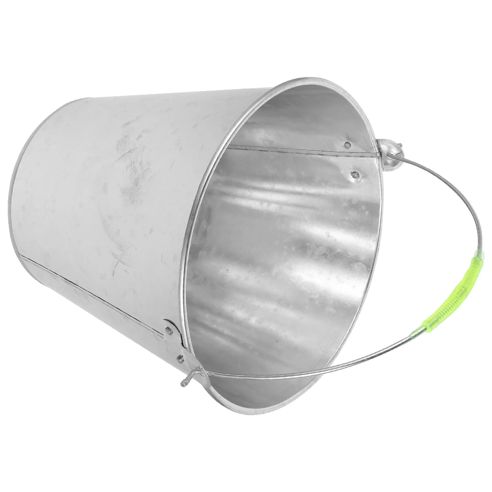 

Garden Watering Thick Metal Large Capacity Portable Farmhouse Handle Home Cleaning Farm Construction Laundry Beach Sand Storage