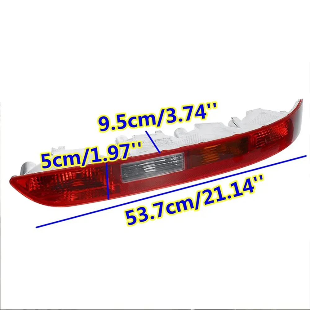 Car Taillight Rear Bumper Tail Light Cover Fit for Audi Q5 2009 2010 2011 2012 2013 2014 2015 2016 Rear reflector Brake Light