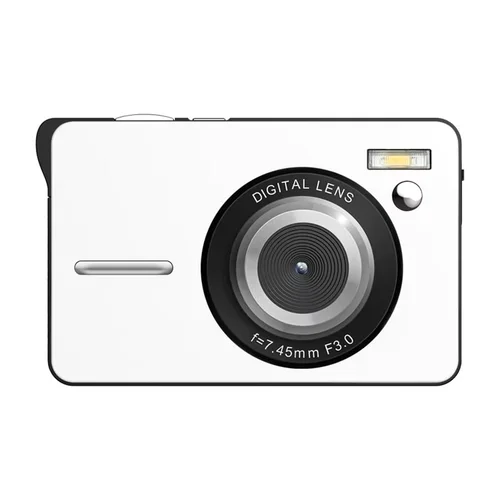 Imagen 2 del producto Cámara Digital para fotografía para niños, videocámara 4K UHD, 20X, 56MP, detección facial, enfoque automático, cámara con temporizador automático, cámara web con pantalla de 2,7 pulgadas