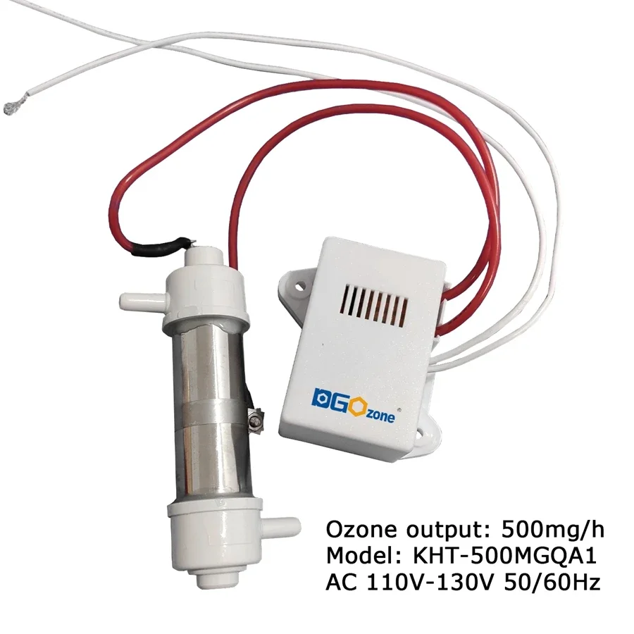 500mg Ozone Quartz Tube Ozone Generators for Air and Water Purifying ozone Tubes glass tube ozonator  KHT-500MGQA1/A2