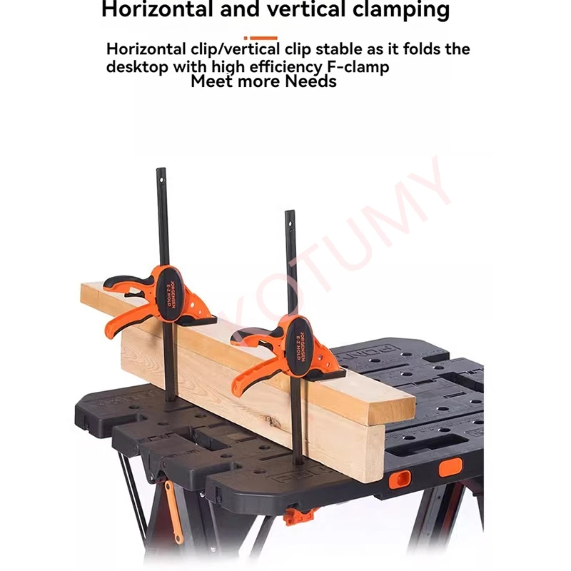 Multifunctional DIY Portable Work Tool Table Folding Woodworking Workbench Strong Clamping Force Tools Non-Slip