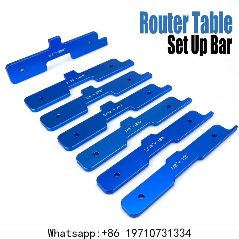 New Precision Router Table Set Up Bars Woodworking Aluminum Setup Block Height Gauge Set Table Saw Accessories Miter Gauge Tool