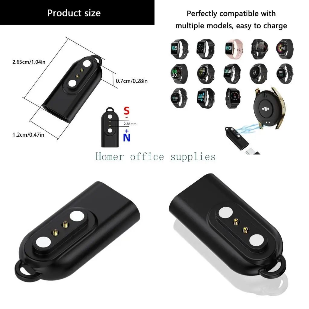 

K43B Reliable Fast Charging Converter Adapter With Attachment For Smartwatch