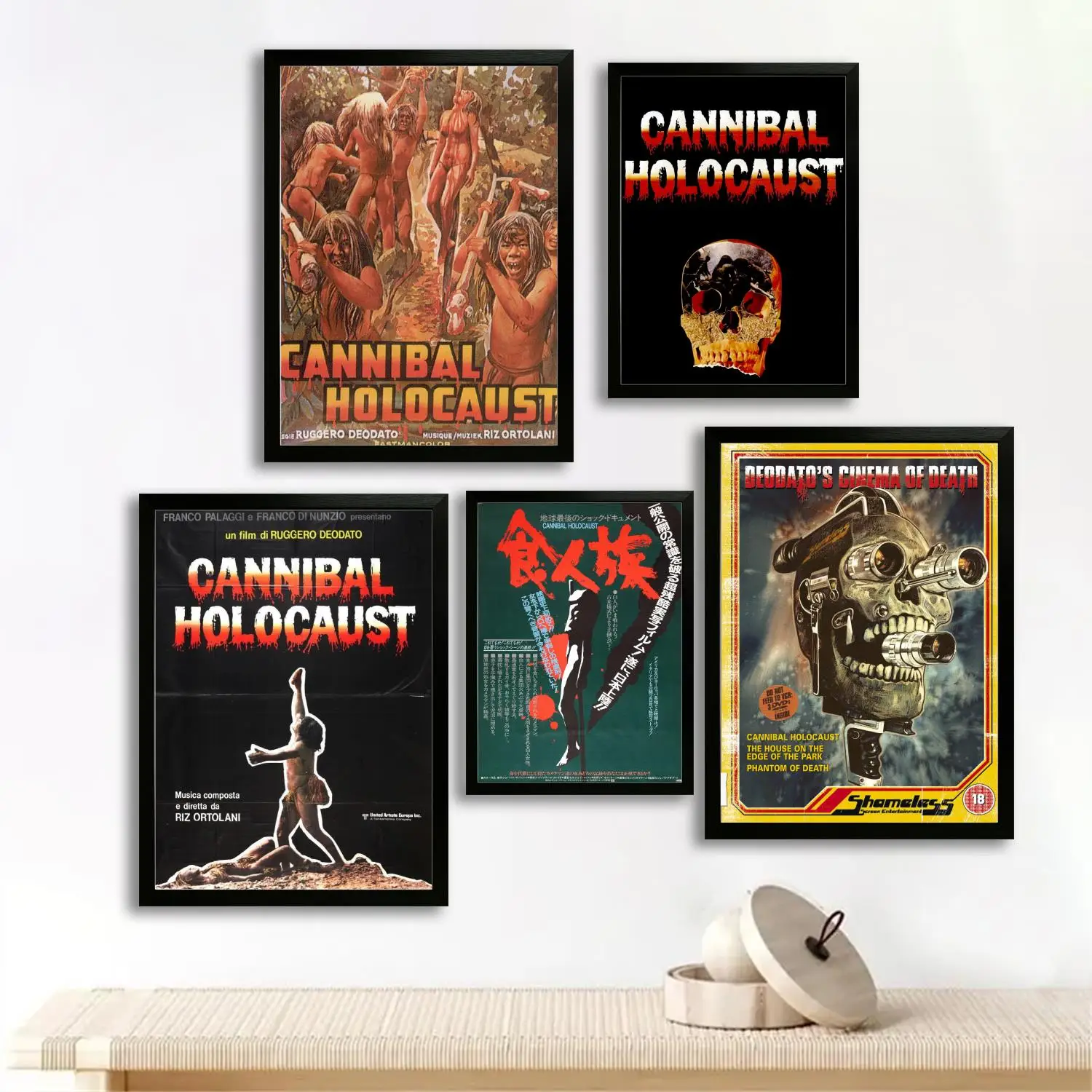 cannibal holocaust Canvas Art Poster, Wall Art, Picture Print, Modern Family, Bedroom Decor, Posters,Decorative painting