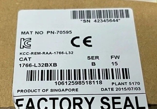Brand New 1766-L32BXB 1766 L32BXB Programmed Logic Controller 1Pcs Fast Delivery