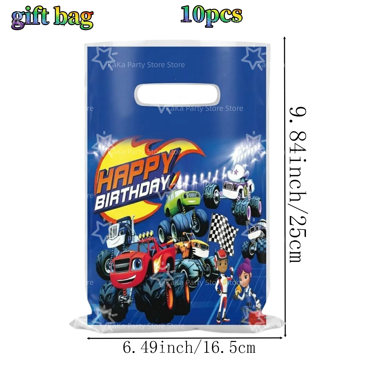 Blaze Monster Ballons Maschinen Rennwagen Geburtstagsparty Dekoration Tischware Tischdecke Teller Becher Servietten Tasche Rennparty Zubehör
