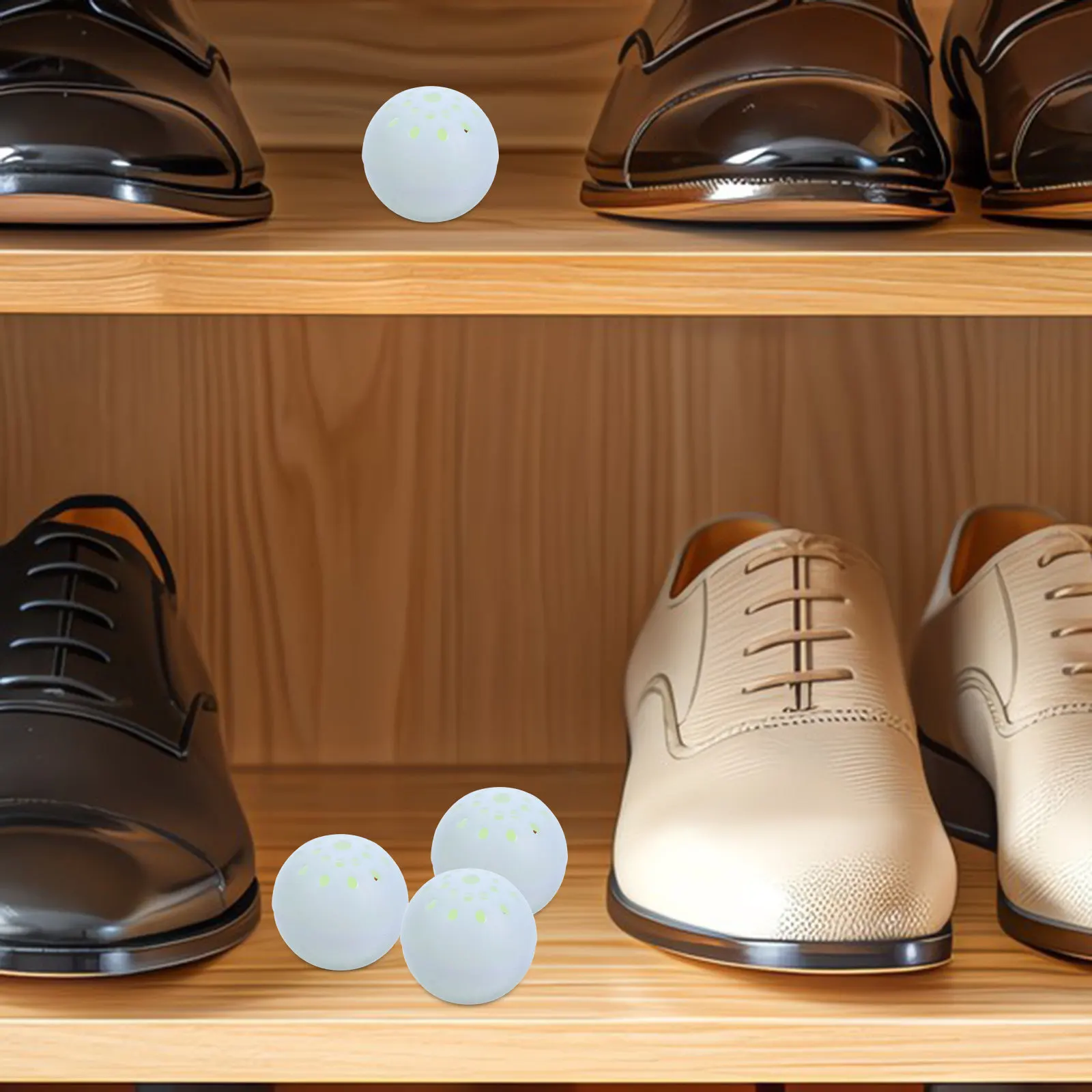 36Pcs Elegant Spherical Air Freshener Shoe Deodorizer Closet Freshener Sneaker Smell Absorber Boot Gym Bag Drawer
