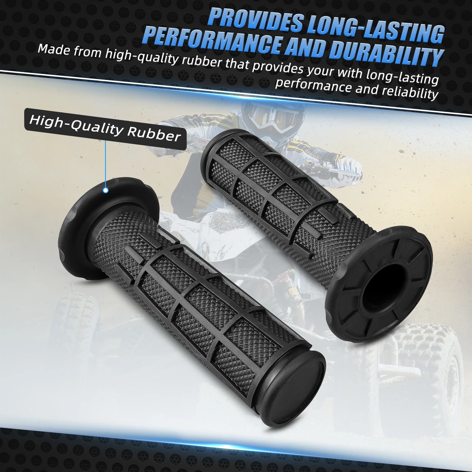 NICECNC العالمي ATV 7/8 "مقبض مطاطي قبضة اليد لياماها رابتور 700 700R YFZ450 Blaster 200 Banshee 350 لهوندا TRX450 #4