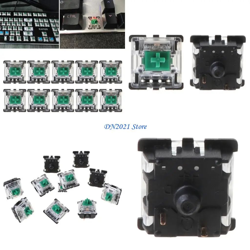 

F3KE Mechanical Keyboard Green Switch 80g Trigger Quick Switches Dustproof