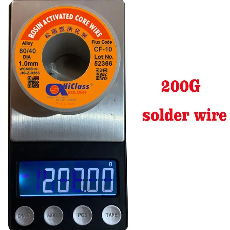 Asahi Quality Hiclass solder wire tin for welding soldering FOR SOLDER TIN WIRE Low Melt  Rosin Core Flux1.8%~ 2.4%