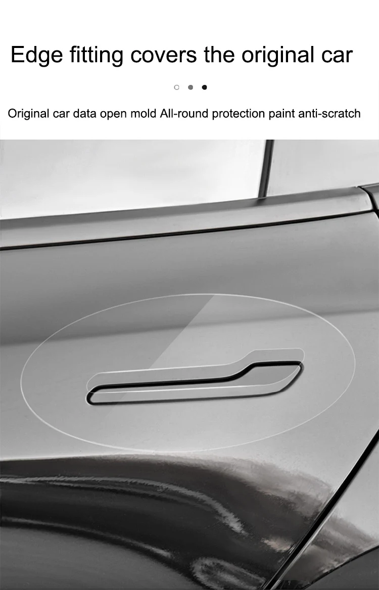 Autotürgriff-Kratzschutzfolie TPU-Film Unsichtbarer Lackschutz-Aufkleber Kompatibel mit Tesla Model 3 Model Y 2017-2025 – Detail 10