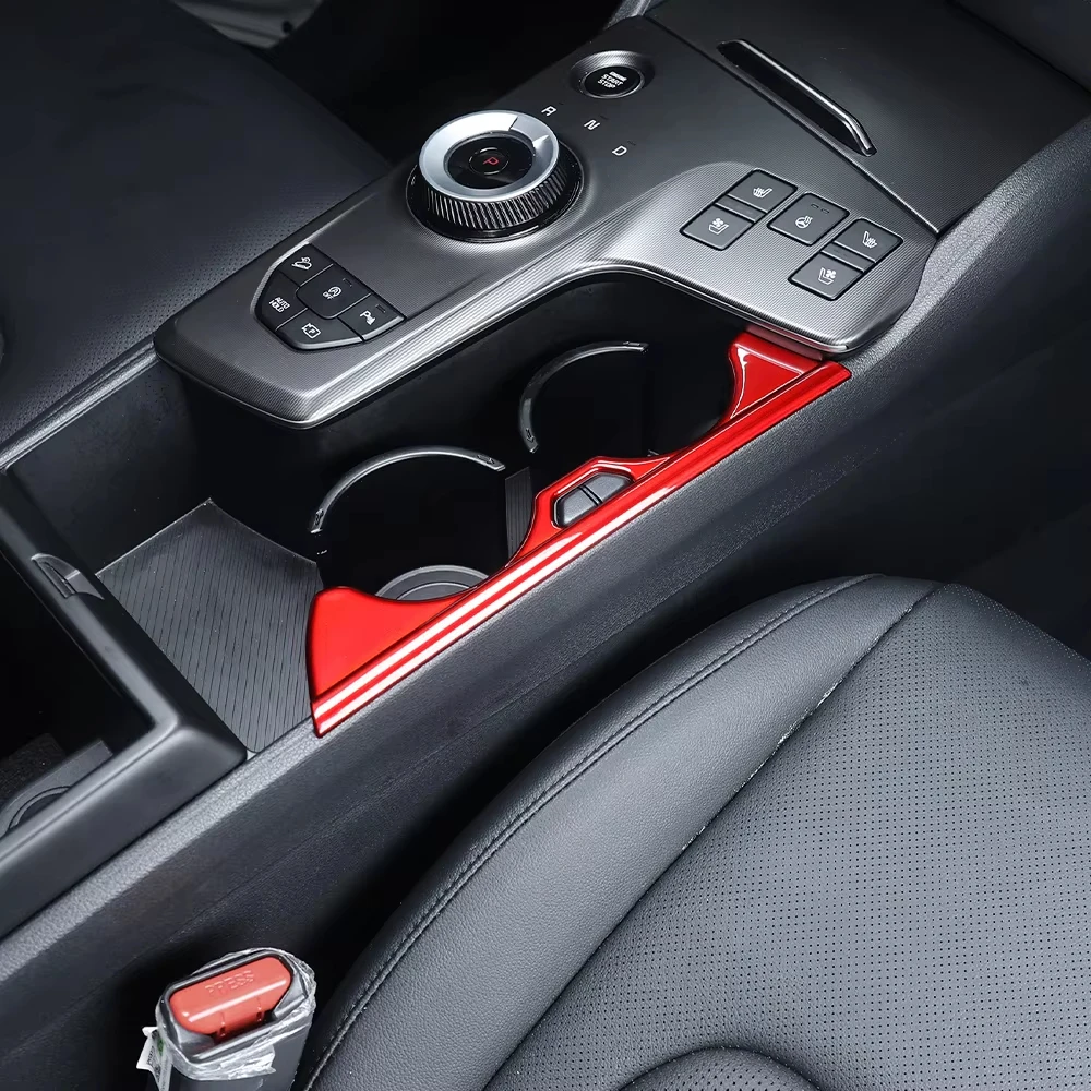 1 Stück Für Kia Sportage NQ5 2026 Vordere Reihe Getränkehalter-Rahmenabdeckung Innenraum-Zubehör LHD – Detail 3
