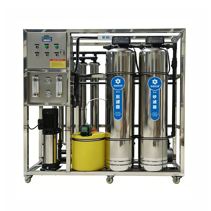 2 tons of reverse osmosis water purification equipment, a complete set of stainless steel industrial purified water system, biop