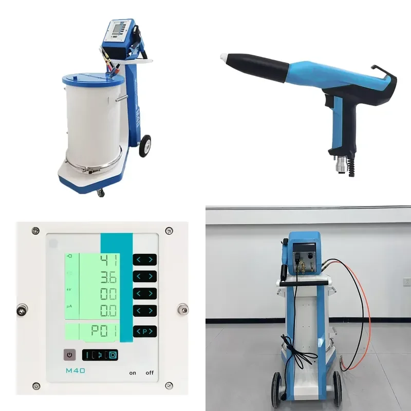 for M40 Manual Powder Spray Gun Funnel Powder Coater Paint Gun Unit For Sale