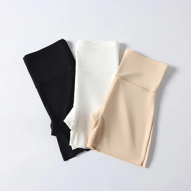 المرأة الصيف عالية الخصر الحرير الجليد حجم كبير Se السراويل Sl المحملة ربع طول طماق تنفس التخسيس بنطلون #2