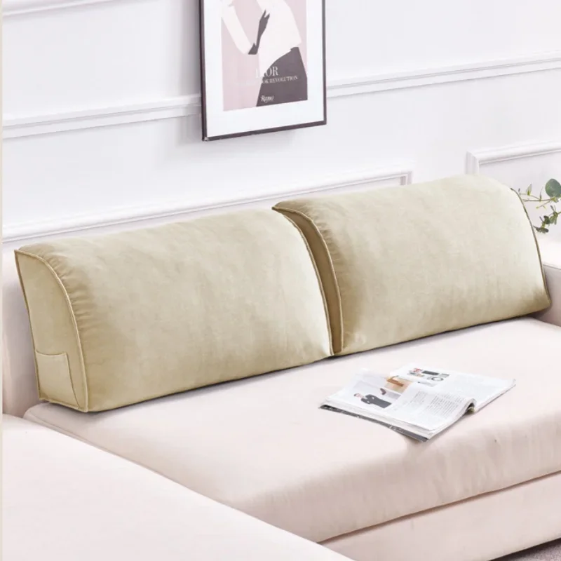 Sofa Cushion Headrest Living Room Bay Window Tatami Cushion Removable Washable Lumbar Support Pad Soft Sofa Backrest Bedside
