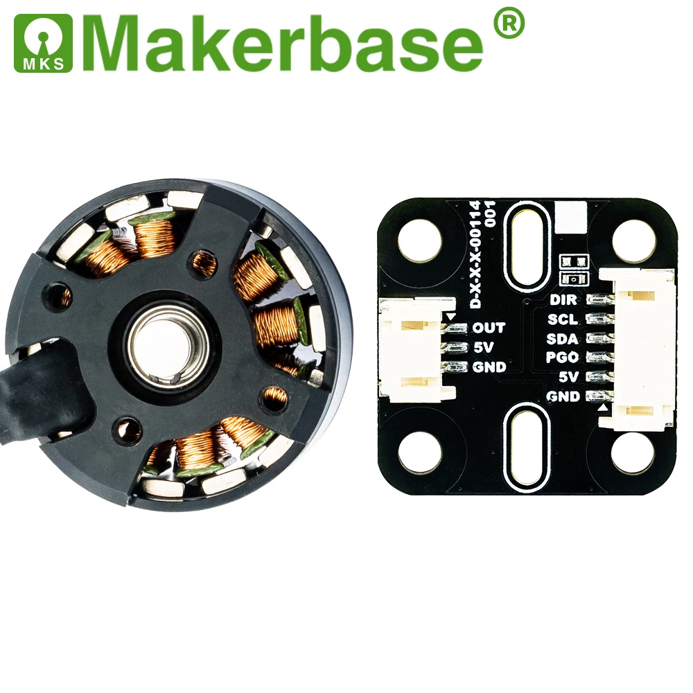 Motor cardán Makerbase 2808 con codificador AS5600 para SimpleFOC