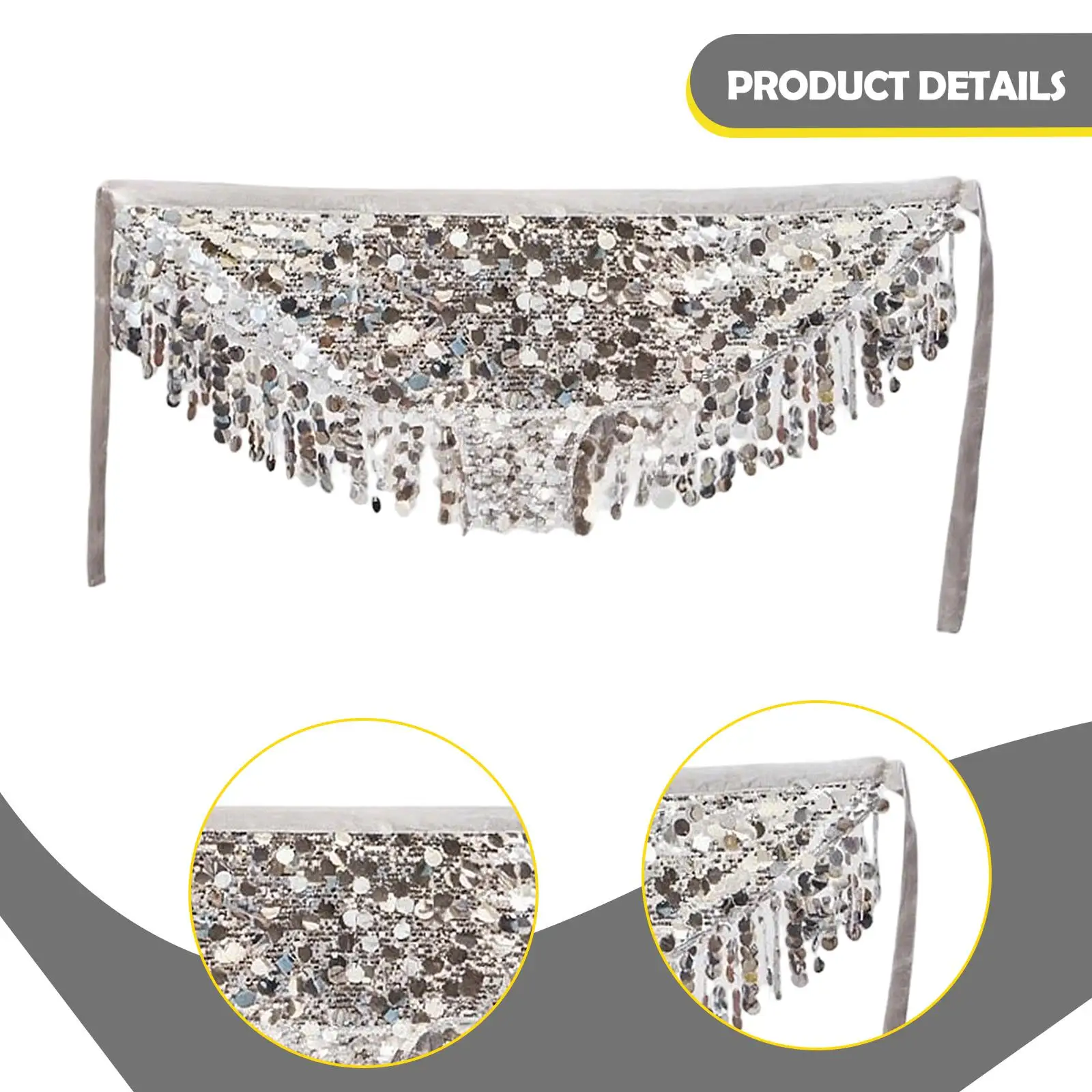 وشاح الورك للرقص الشرقي وحزام الورك للرقص الشرقي لراقصة مهرجان رومبا #5