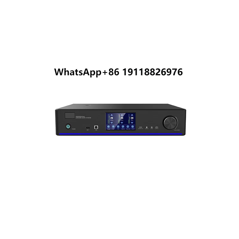 

Professional Digital Audio Video Processor Amplifier DAC Phono Built-in Karaoke Blue Tooth for Conference Sound Equipment Ka800