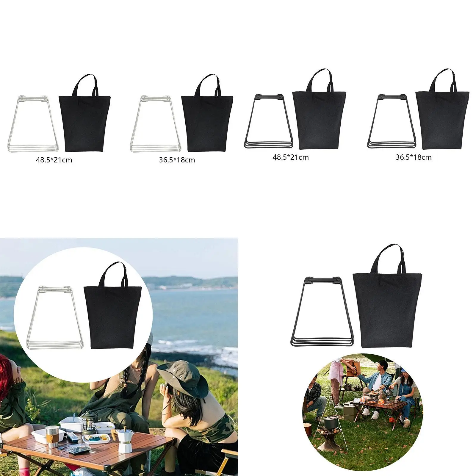 

Folding Cooler Stand Ice Box Holder Lightweight Ice Bucket Shelf Stand Rack Foldable Luggage Rack for Patio Picnic Travel BBQ