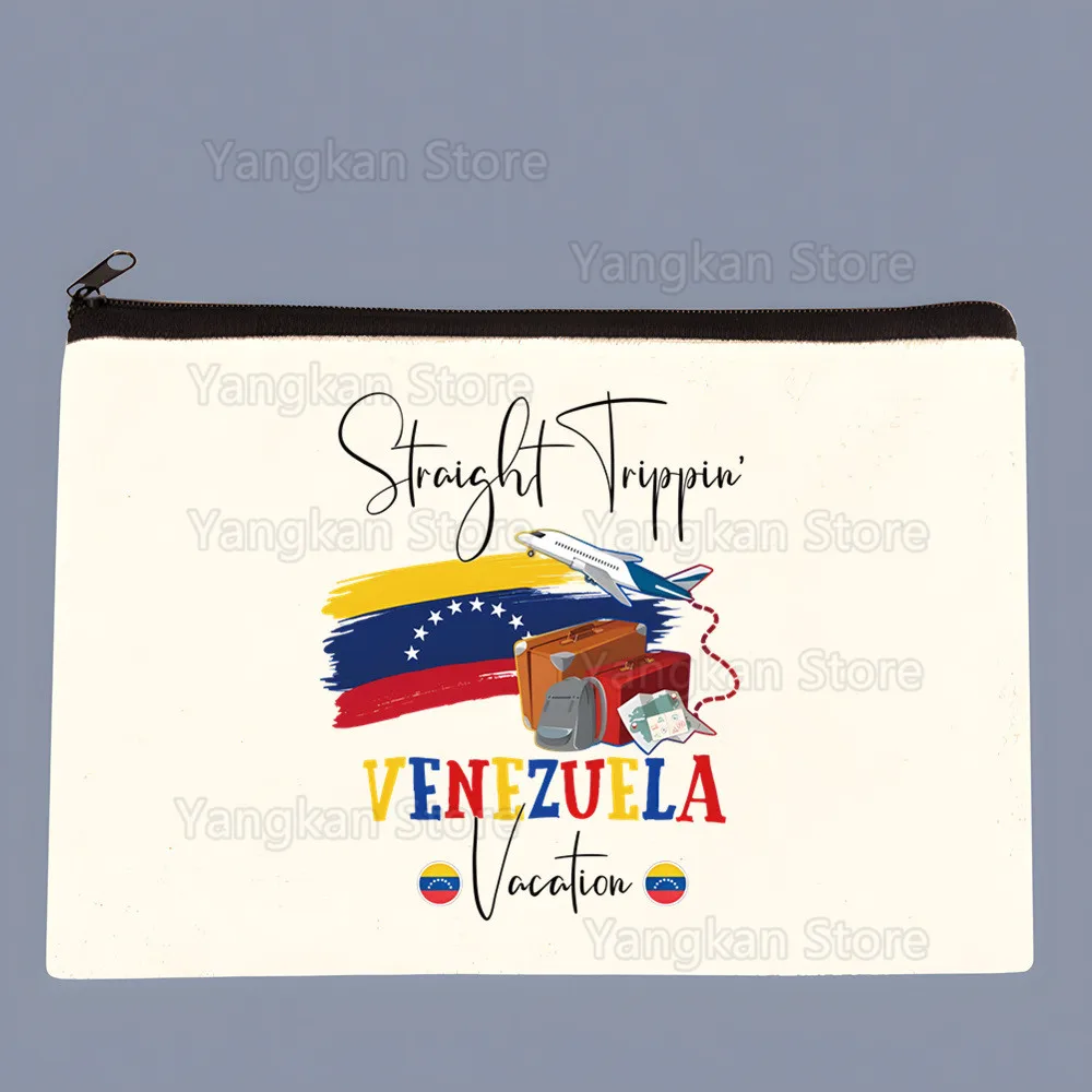 

Винтажный Мужской кошелек с карманом для монет, Венесуэла, функциональный кошелек для мальчиков и девочек с держателями карт