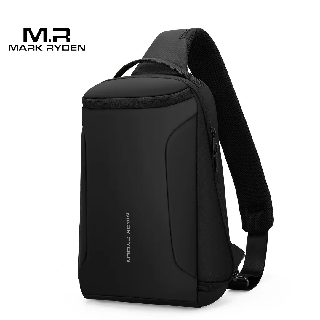Mark Ryden Men Crossbody Bag 12inch iPad Shoulder Messenger Bags Male Waterproof USB Recharging Sling Bolso Chest Bag for Man