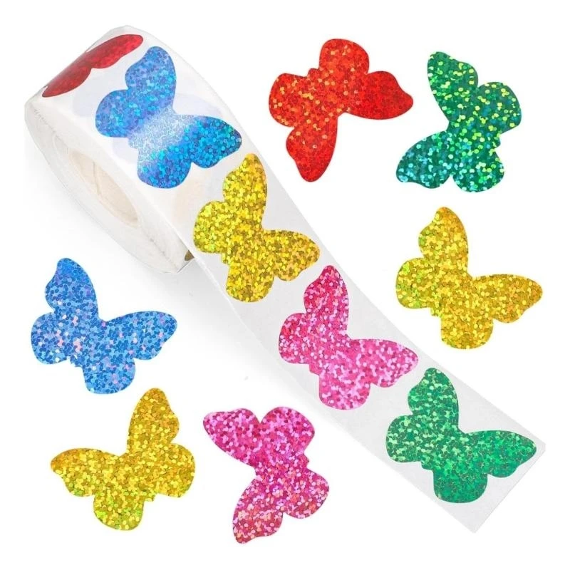 Dxab 500pieces Sparkling Sealing Sticker для скрапбукинга