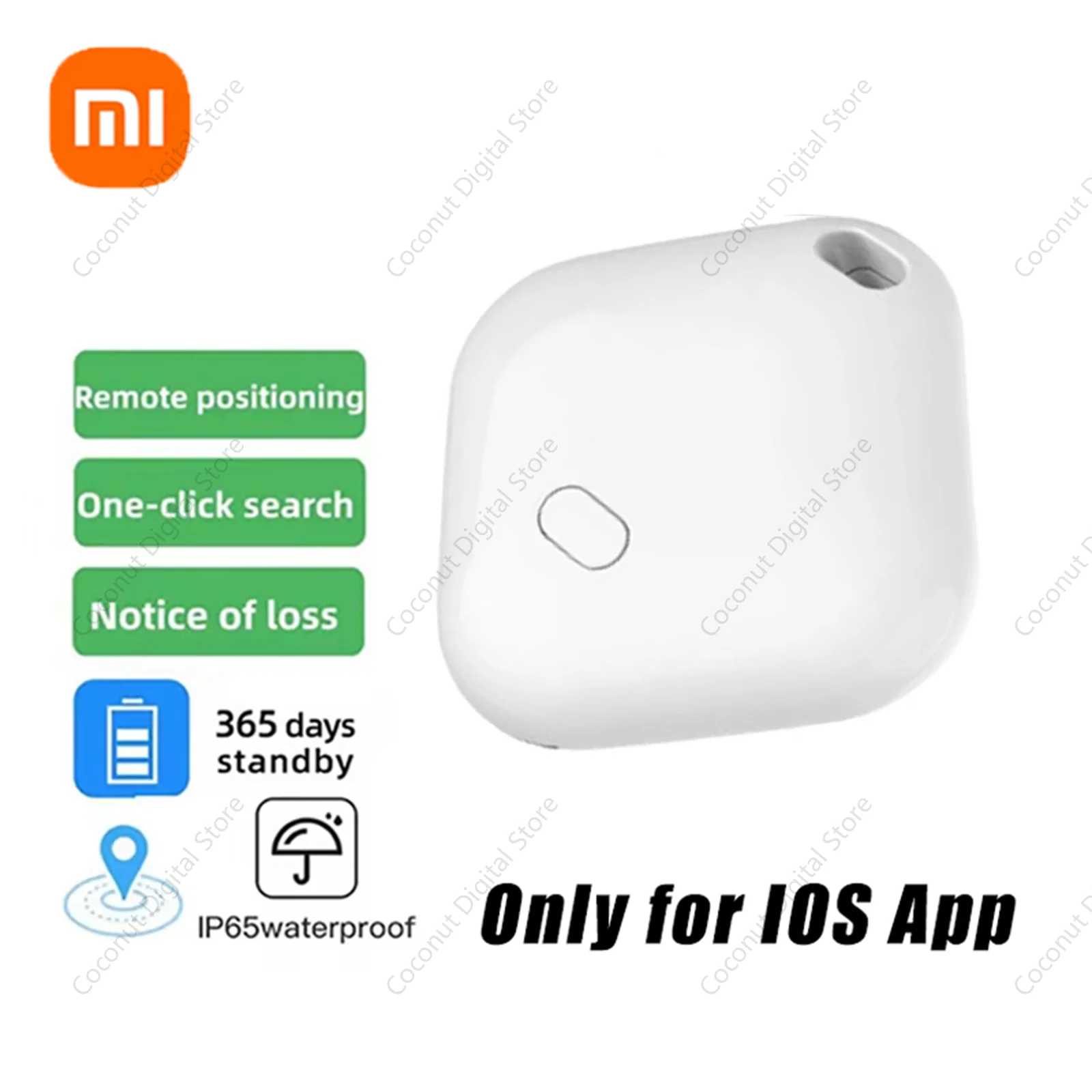 Xiaomi Mini urządzenie śledzące dla Apple IOS Smart iTag Child Finder Pet Car GPS Lost Tracker Smart Bluetooth Tracker IOS System