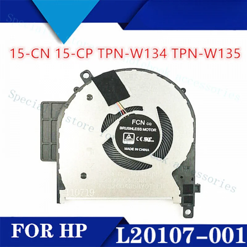 

A+ For HP ENVY X360 15-CN 15-CP TPN-W134 TPN-W135 CPU Cooling Fan L20107-001