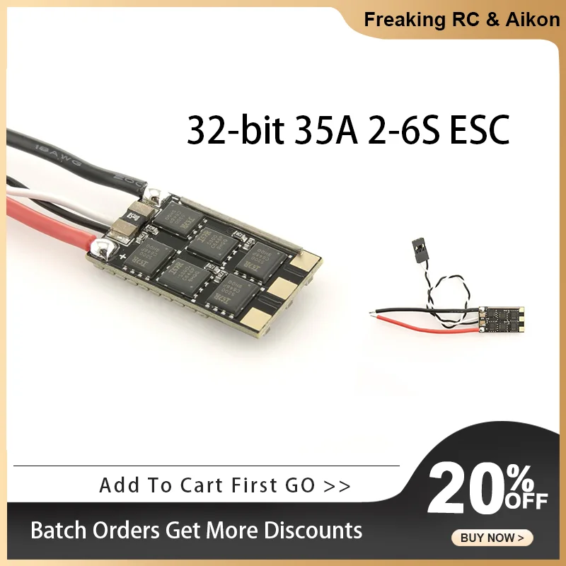

Aikon 32-bit 35A 2-6S ESC