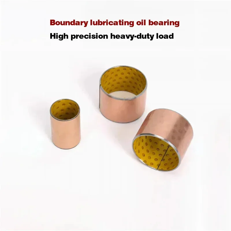 SF-2 Self-Lubricating Copper Bushing / Boundary Lubricated Bronze Bush with Pitting Points for Heavy-Duty & Low-Speed Use