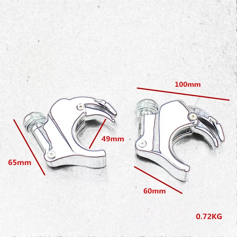 Motorcycle 49mm Quick Release Windshield Windsreen Clamps For Harley Sportster 883 1200 Dyna Super Glide Low Rider