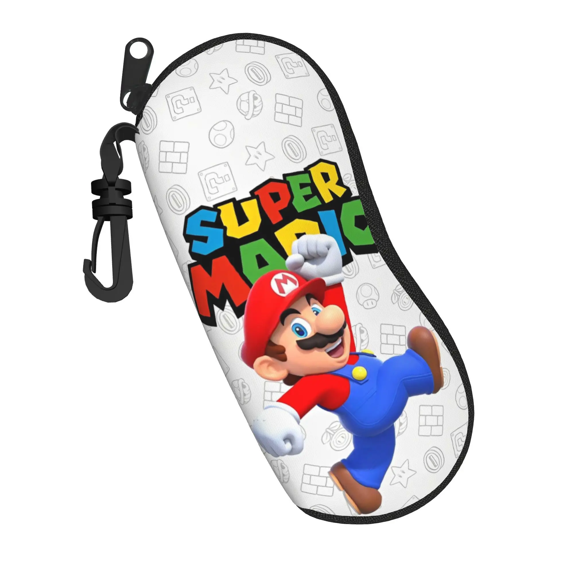 

Cute Cartoon Super Marios Glasses Case Unisex Protective Box Glasses Storage Box Glasses Box