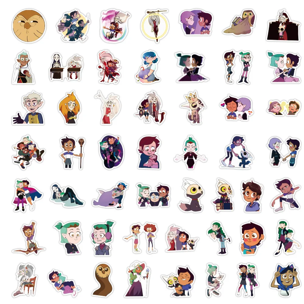 10/30/50pcs Disney Anime The Owl House Graffiti Stickers Cartoon Decal Kids Toy Laptop Phone Luggage Car Diary Scrapbook Sticker