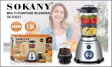 GMSokany Crushed ice juicer 600W high power 2 IN 1 Grinding And Squeezed Juice Professional Electric Multi-Purpose blender