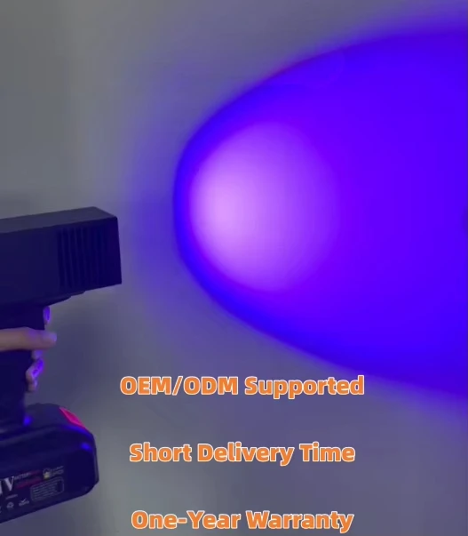 35*35MM 365nm Handheld Portable UV Lamp /uv Flashlight for Car Paint Inspection Ultraviolet Light Detector  UV Inspection Device
