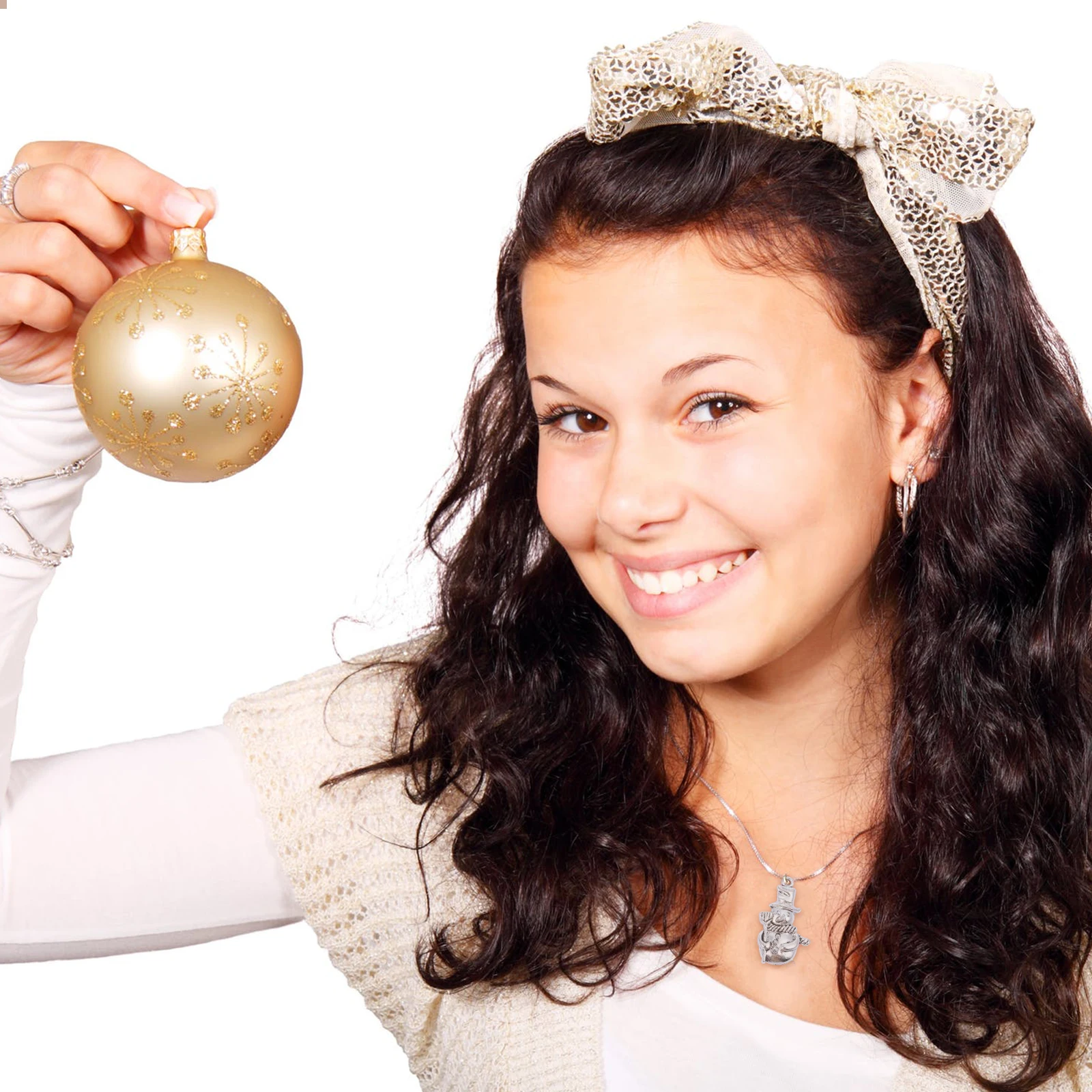 

50Pcs Alloy Pendant Charm Retro Snowman Pendant for DIY Jewelry Making Necklace Bracelet Anklet Sweater Chain Snowman Charm