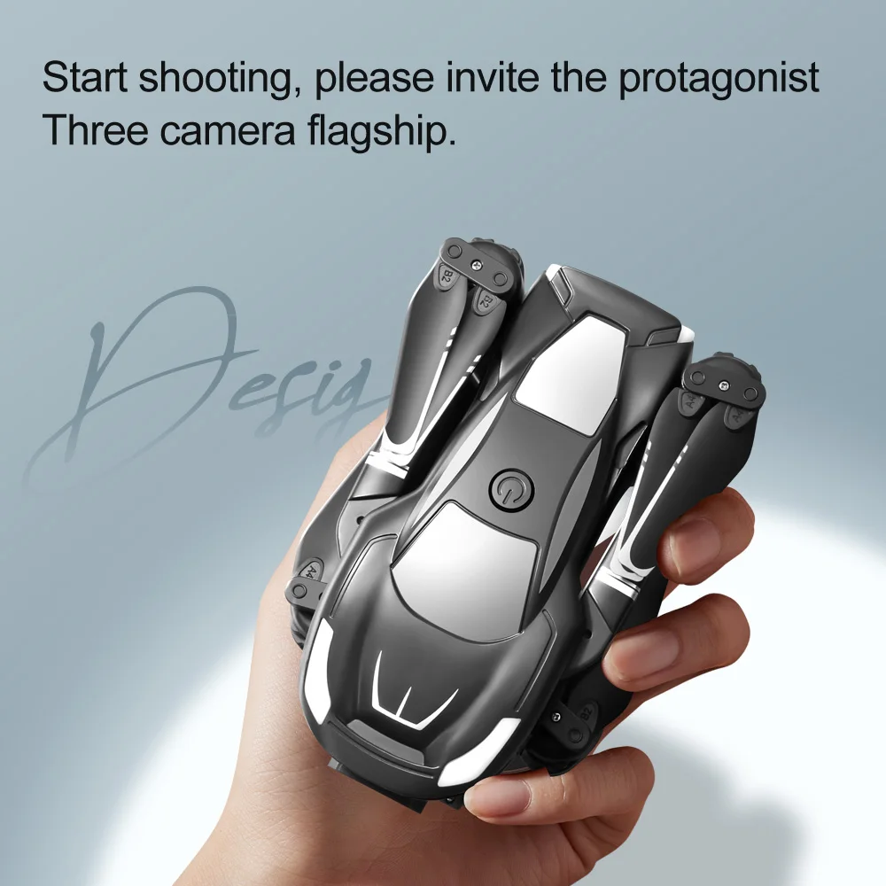 

Дрон квадрокоптера V68 4K HD: камера 4K EIS, складная конструкция, автоматическое предотвращение препятствий, оптическое позиционирование потока, детская радиоуправляемая игрушка