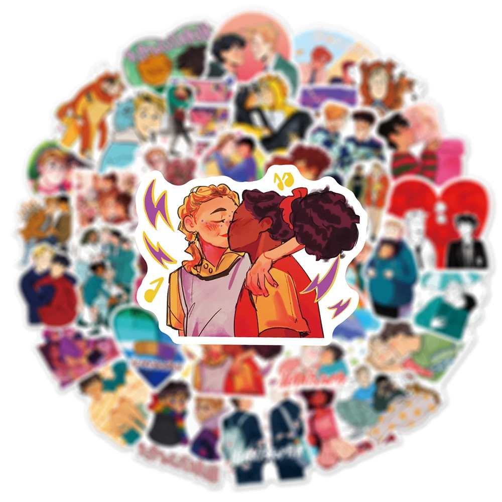 10/30/50pcs TV Show BL Heartstopper Stickers Decals DIY Motorcycle Suitcase Phone Luggage Funny Waterproof Graffiti Sticker Pack
