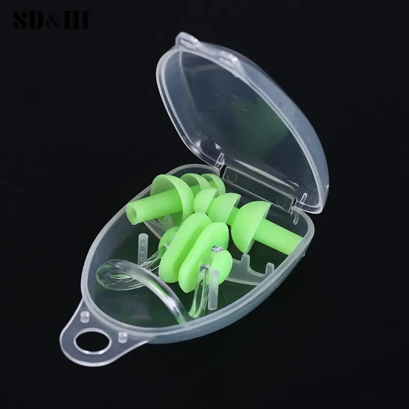 1 Box Universal Soft Silicone Swimming Ear Plugs Earplugs Pool Accessories Water Sports Swim Ear Plug