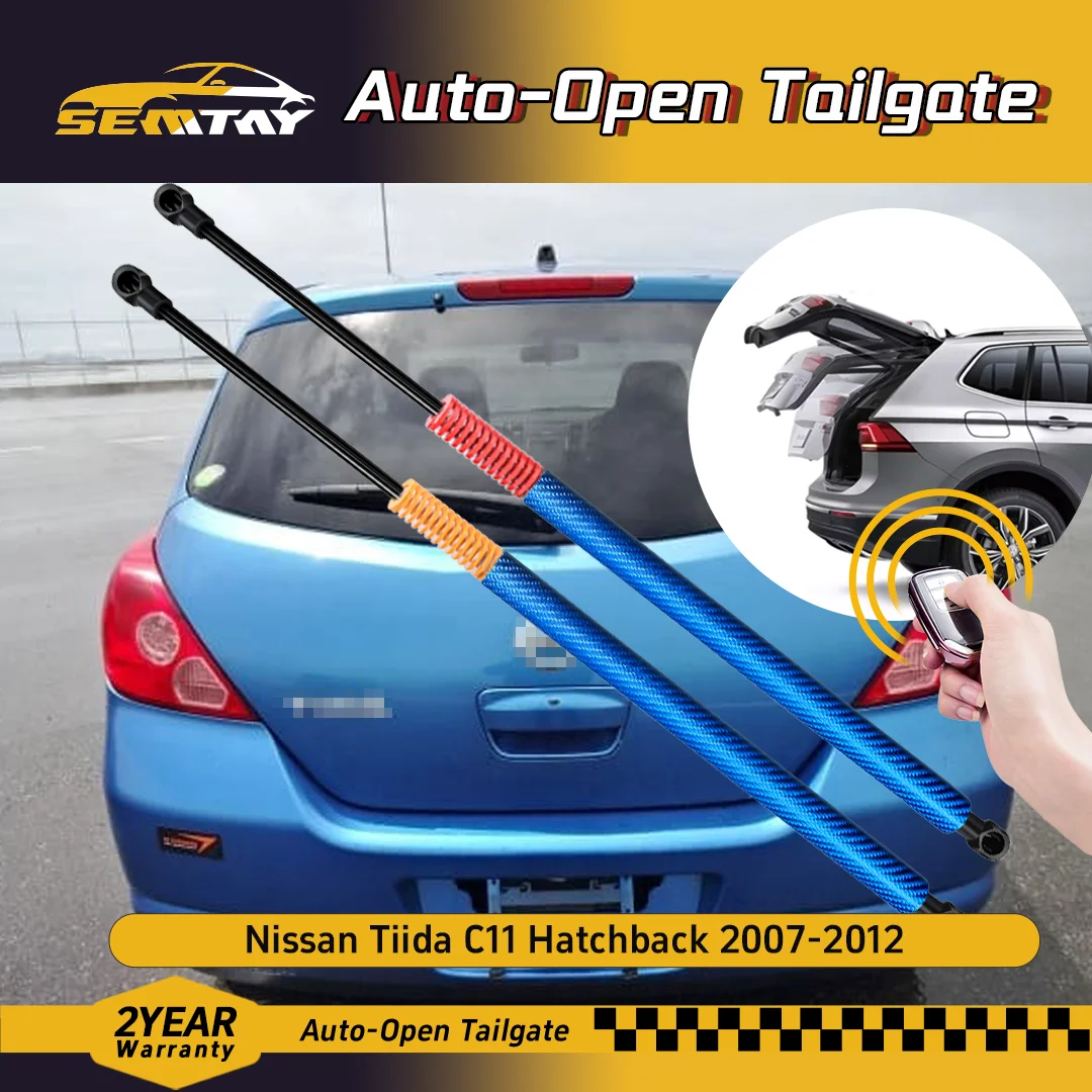 

SEMTAY Automatic Lifting Trunk Struts with Spring for Tiida C11 Hatchback 2007-2012 Rear Tailgate Boot Lift Supports
