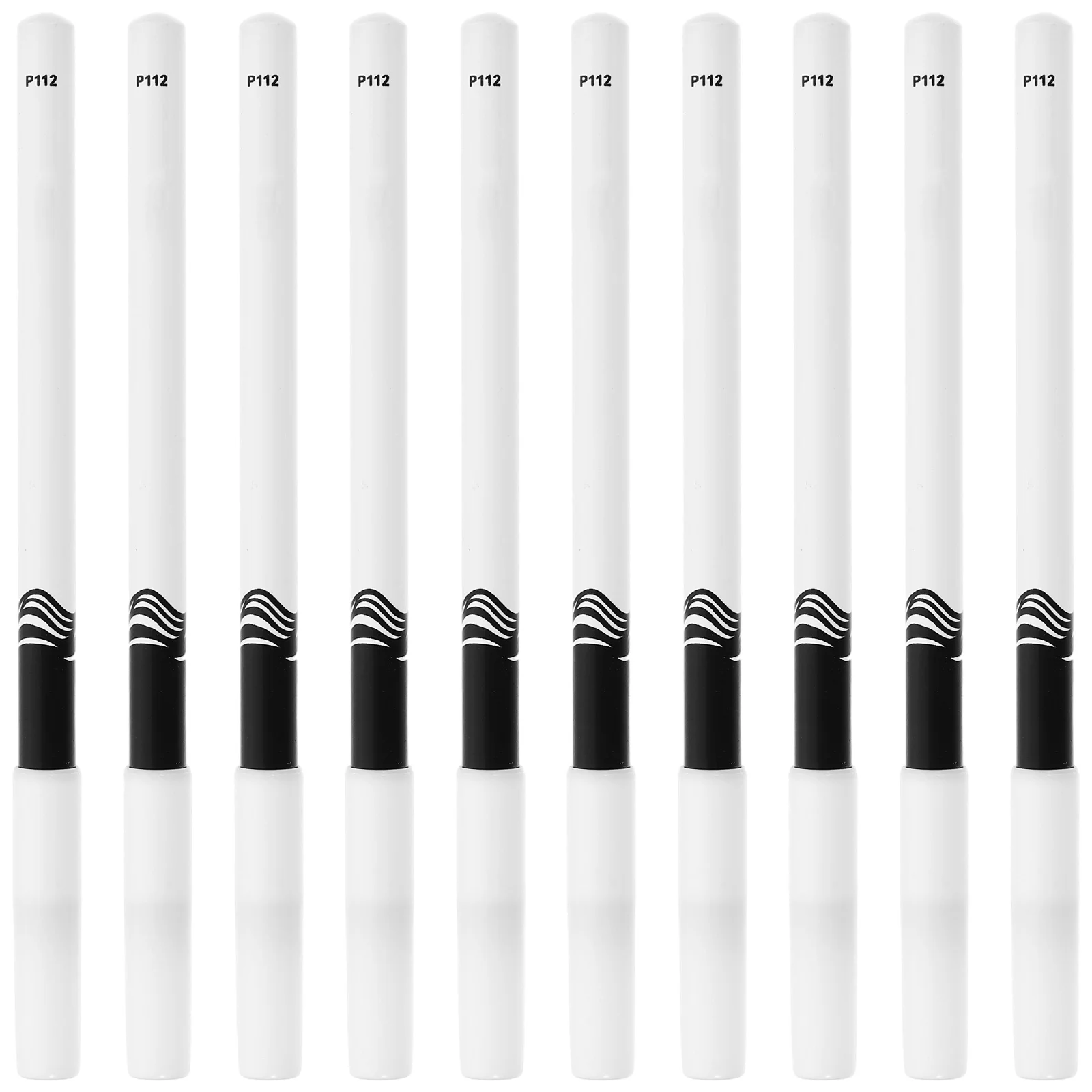 10pcs 연필 하이 샤인 오래 지속되는 아이 라인 드로잉 연필 여성을위한 방수 휴대용 메이크업 도구 액세서리