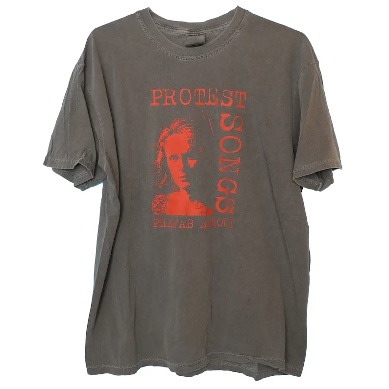 Prefab Sprout Protest Songs Album Tee Two Wheels Good Band Shirt Pop Alternative English Rock Indie Heavyweight Boxy Fit Shirt U