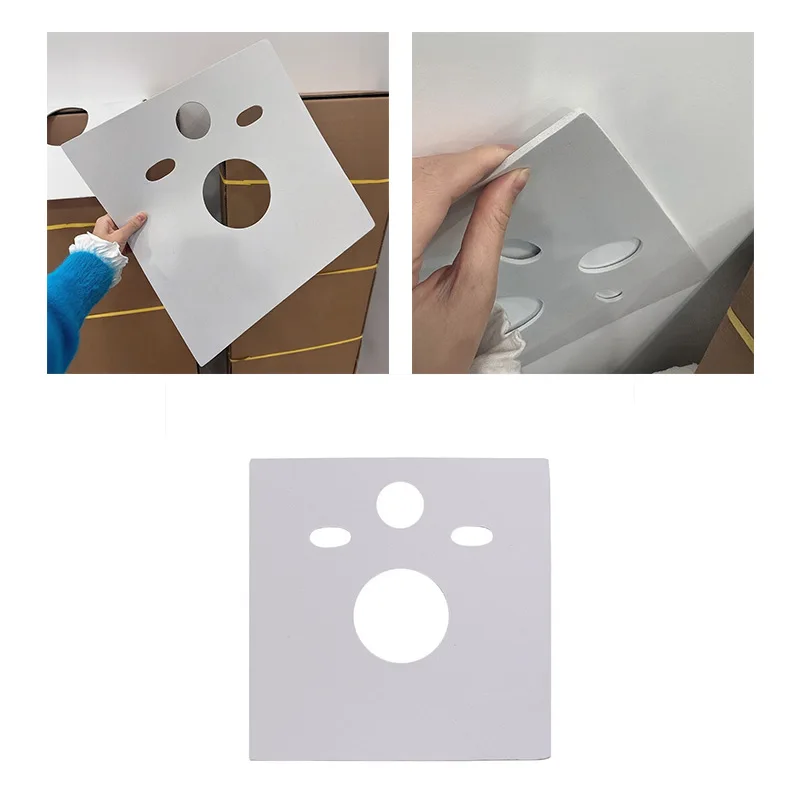 Sound Absorbing Pad for Wall Hung For Toilets Designed to Fit For Geberit and For Grohe Frame Mounting Dimensions Precisely