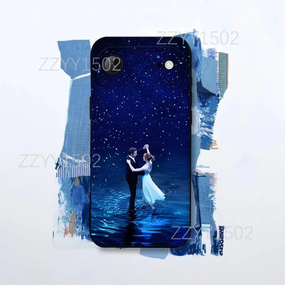 Чехол для телефона L-LaLaLand Movie для iPhone 17,16,15,14,13,12,Pro,Max,Plus,E,SE4,Air,Mini Black Funda Shell