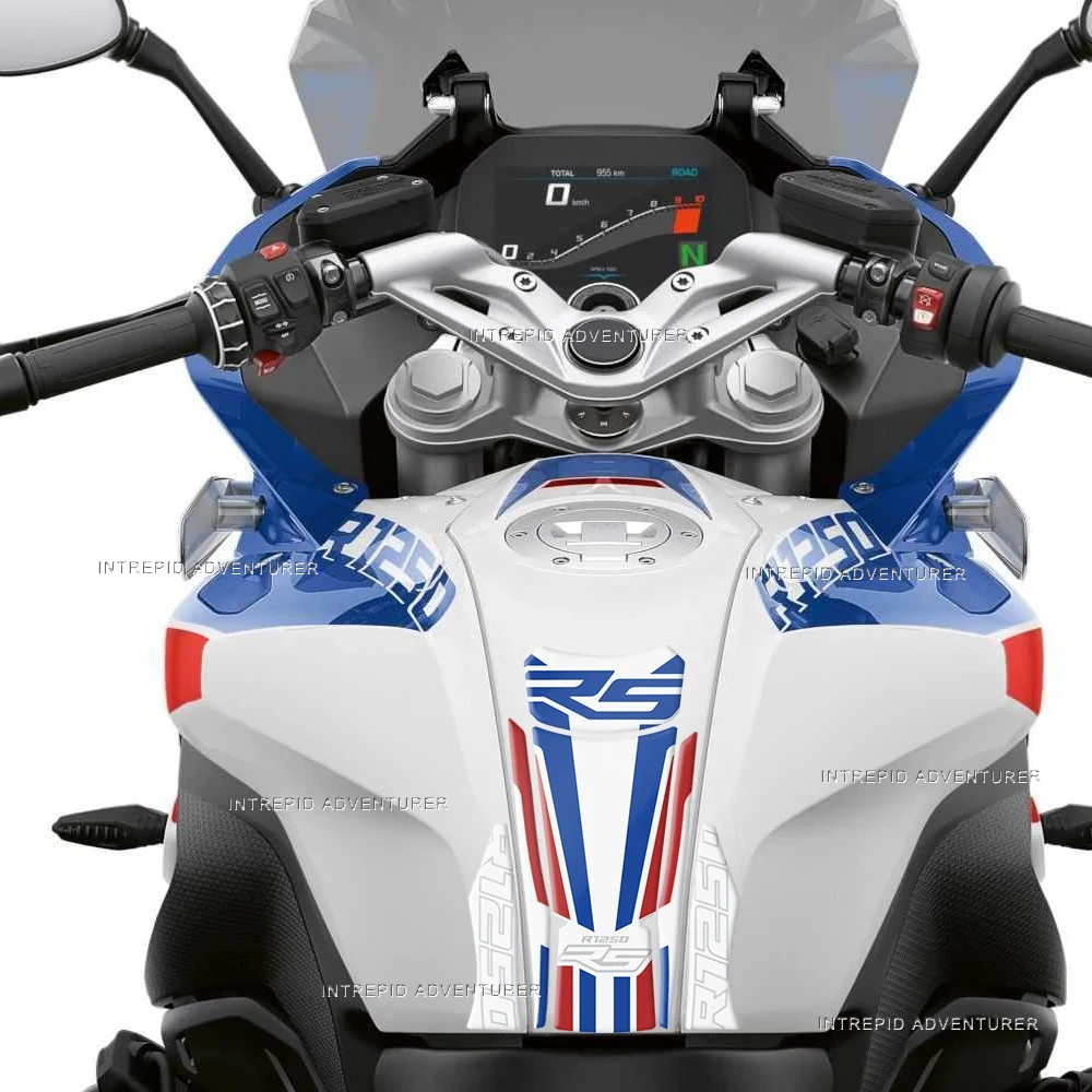 Motorcycle Accessories Fuel Tank Pad Protector decals Waterproof 3D Resin Stickers for BMW R1250RS R 1250 RS 2019-2024 2023 2022