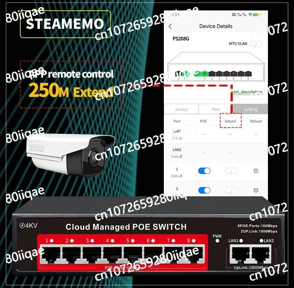 Convenient Multi-port Desktop Intelligent Device Indoor Household Office Shared Supply