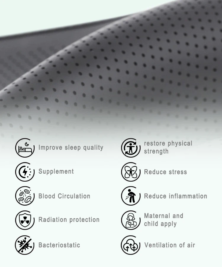Grounding Mat for Bed, Grounding Pad for Sleeping, Tear-Resistant PU Leather Grounding Mattress with Cord earthing - view 5